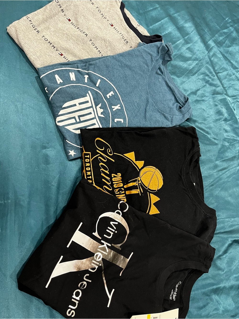 4 SHIRT BUNDLE DEAL: Calvin Klein NWT, Tommy Hilfiger + 2 more